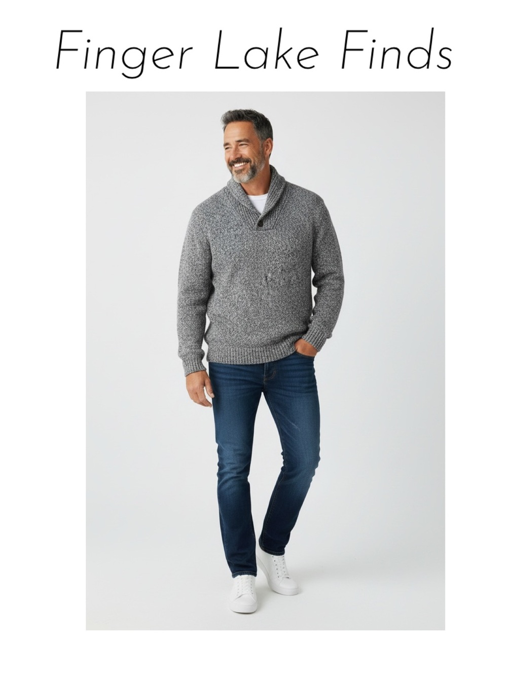 Old Navy Heather Gray Men's Sweater, M